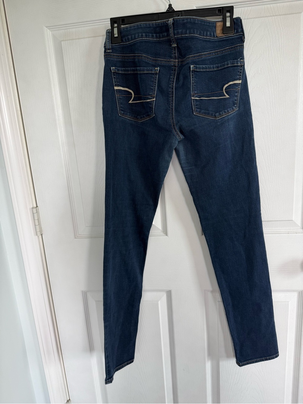 American Eagle Dark Stretch y2k style Skinny Jeans Small Size 4